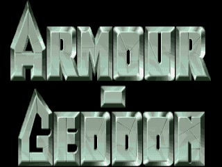Armour-Geddon title screen for Amiga